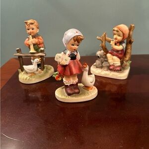 Charming Figurine Set with Children and Animals